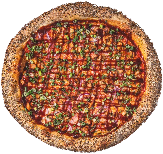bbq chicken at LILGUY Pizza, Venice