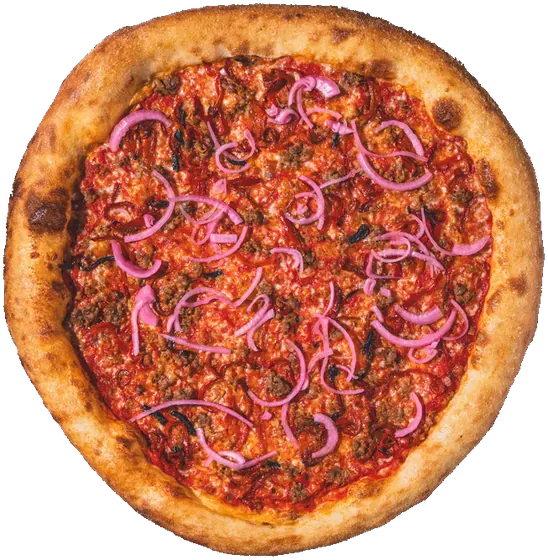 sausage & peppers at LILGUY Pizza, Venice